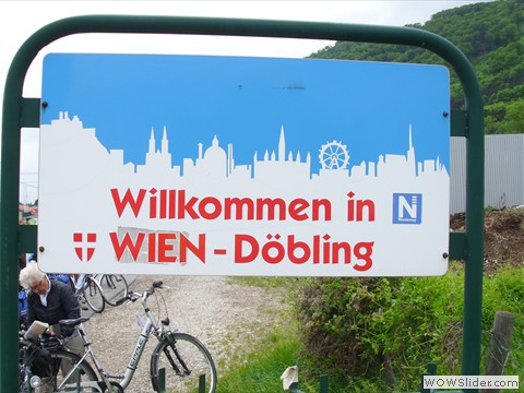 Einfahrt in Wien