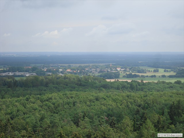 vo Aussichtsturm Ruhner Berge